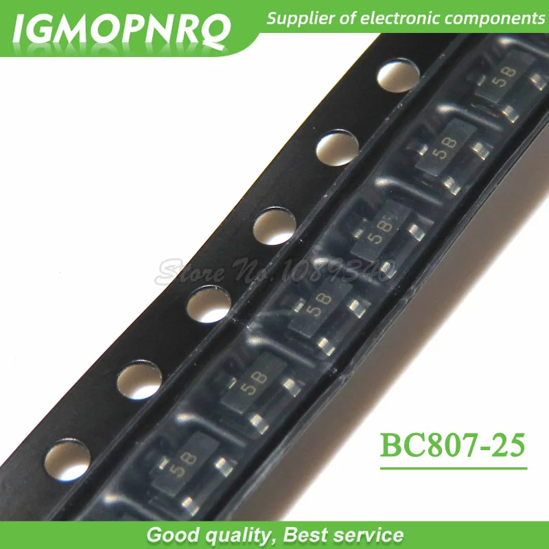 100PCS BC807-25 BC807 SOT-23 IC SOT23 PNP Transistor Neue Original Kostenloser Versand