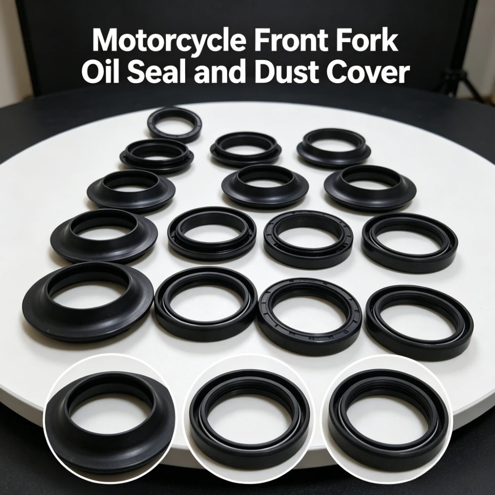 

2pc/4pc/8/16pc 43x55x9.5/10.5 Front Fork Damper Oil Seal Dust Seal For Kawasaki ZX1000 ZX-10R ZR1200 ZX1400 VN1600 ZX1200 ZG1400