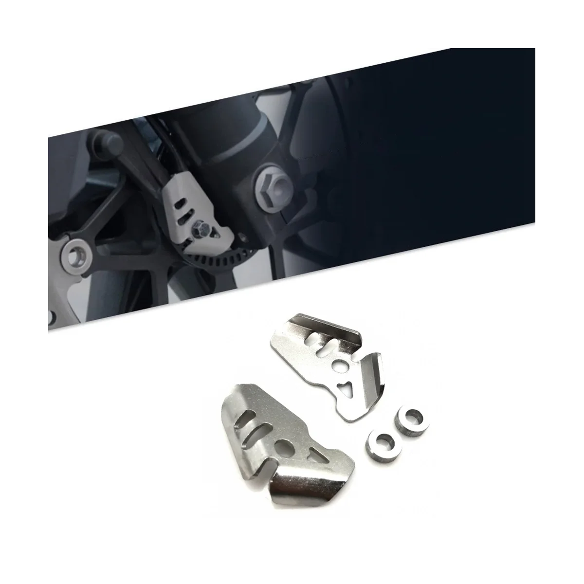 Protezioni sensore ABS per Honda CB500X CB 500X 2019 2020 2021 2023 accessori di protezione sensore ABS, argento