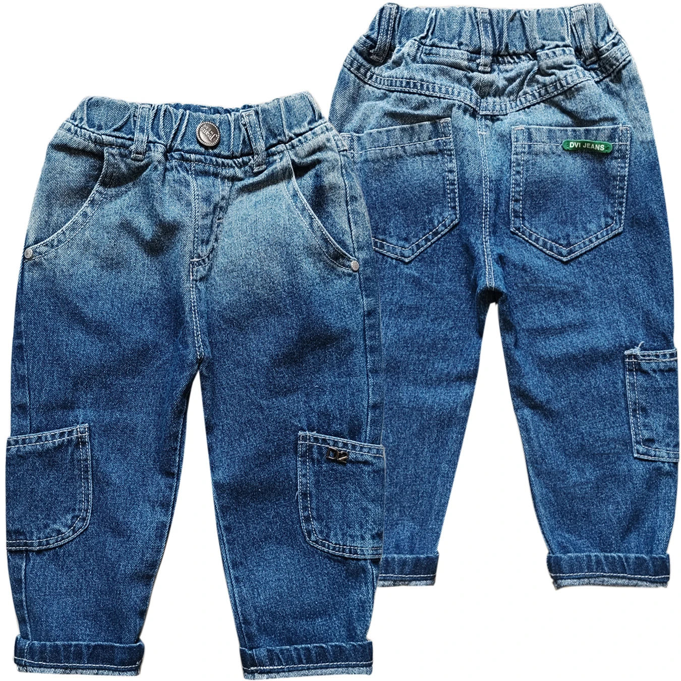 5112 loose baby boys jeans baby jeans soft denim spring autumn casual elastic waist