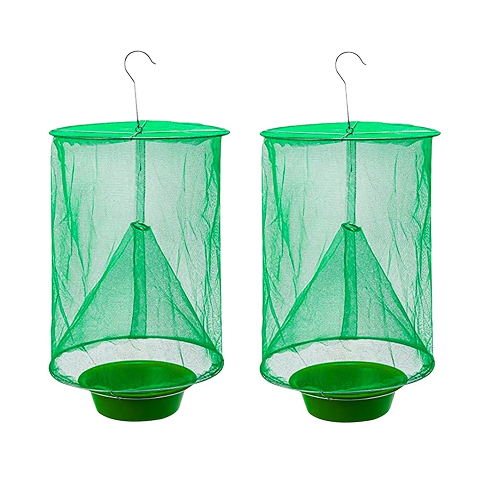 

Reusable Fly Catcher Killer Pest Control Cage Net Hanging Cage Net Catcher For Indoor and Outdoor Family Farms Supplies Tool