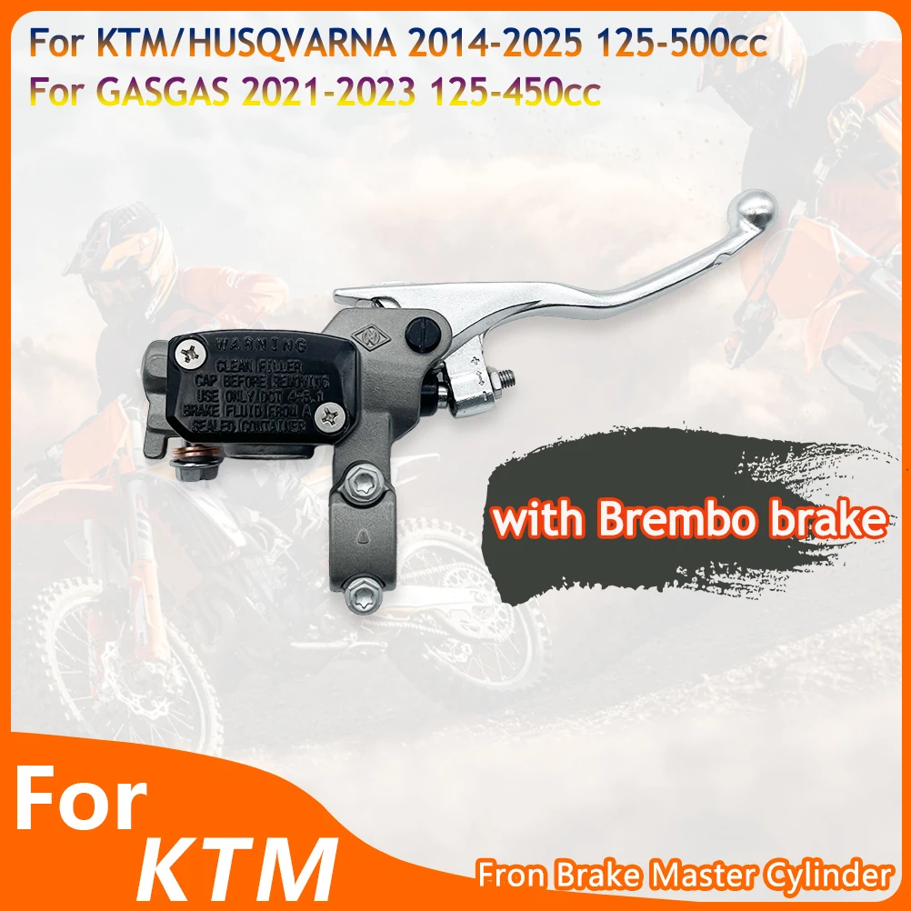 Главный тормозной цилиндр переднего тормоза с Brembo для KTM HUSQVARNA 2014-2025 125-500cc, GASGAS 125-450cc 2021-2023, аксессуары для мотоциклов