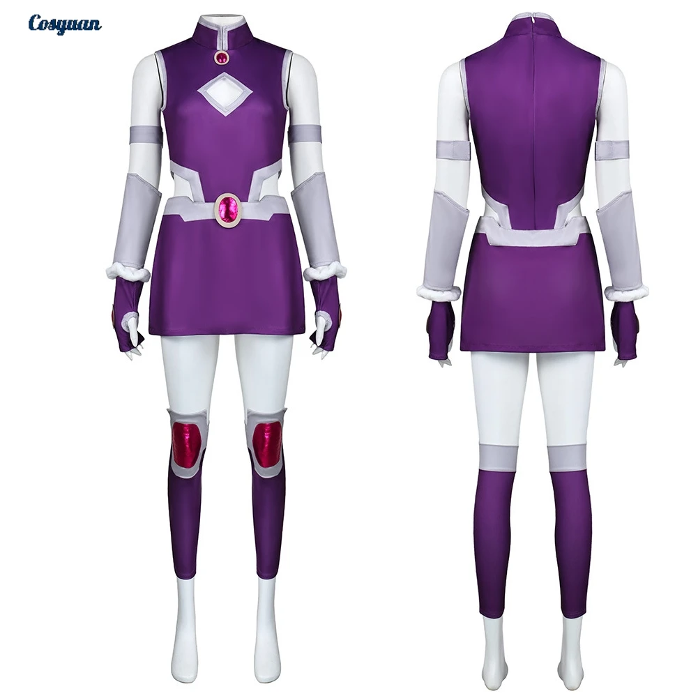 costume-de-cosplay-d'adolescente-de-dessin-anime-princesse-titane-koriand'r-starfire-vetements-de-fete-deguisement-jeu-de-role-costume-d'halloween-tenues-de-carnaval