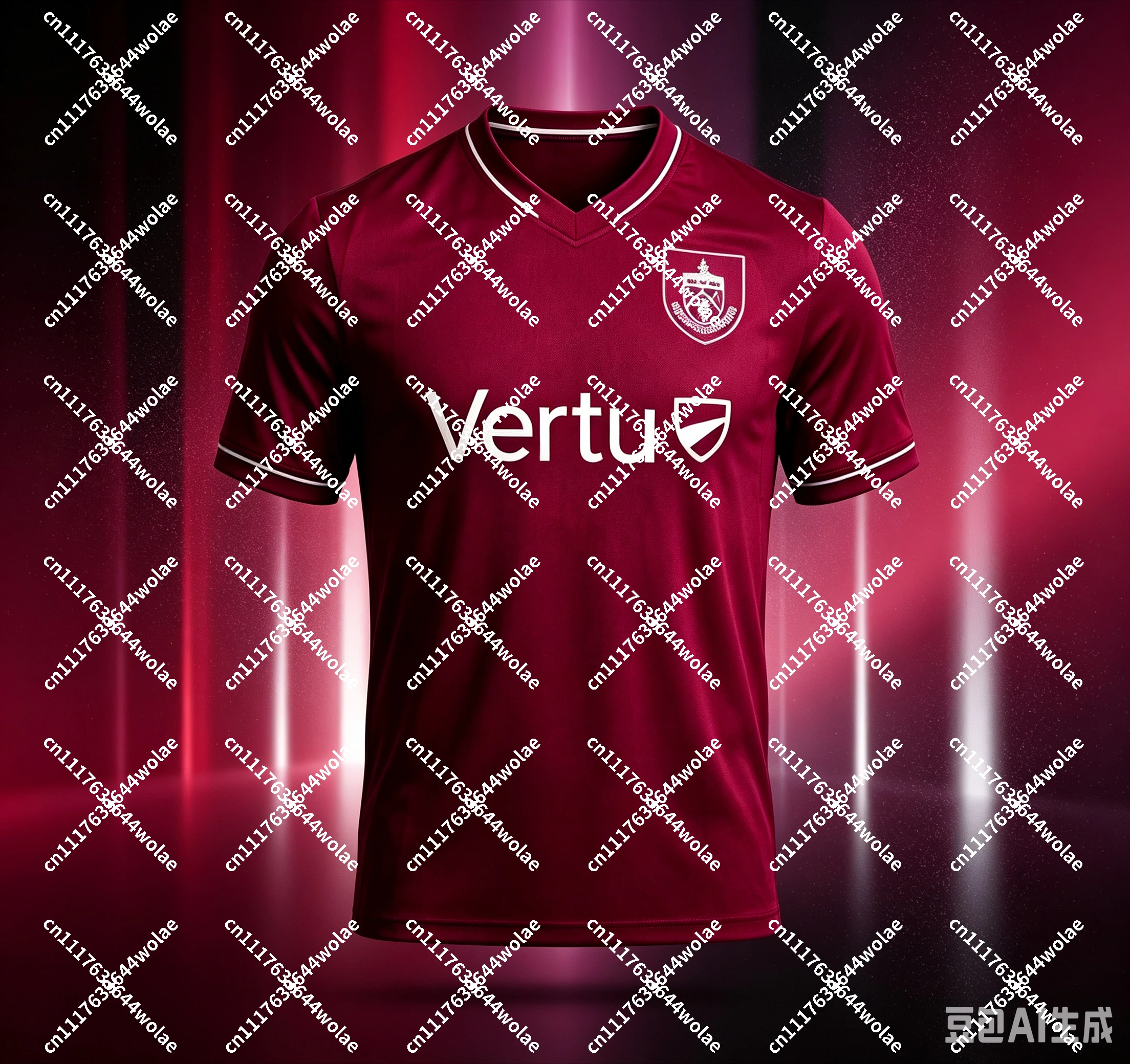 2026/2027  Unisex Burnley Football Jersey  Season Short Sleeve Fan Training Sports Top Family Matching