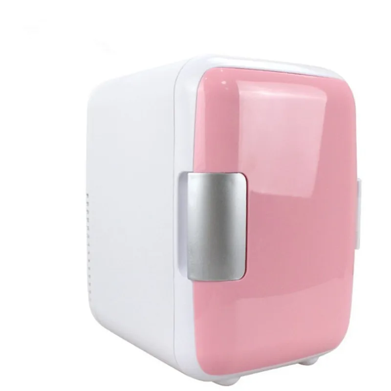 Refrigerador cosmético portátil para o carro, mini refrigerador para a beleza, 4L