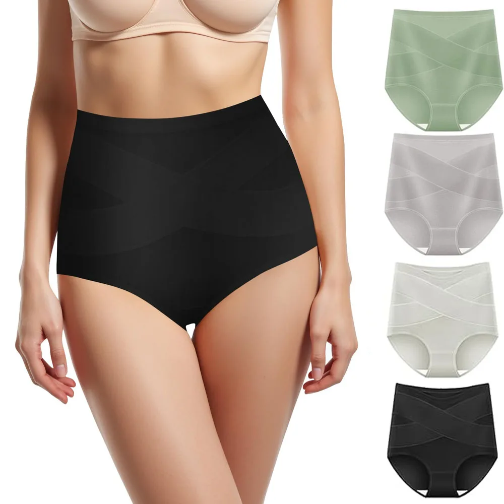 1Pcs High Waisted Women Underwear Soft Briefs Full Coverage Comfy Ladies Panties