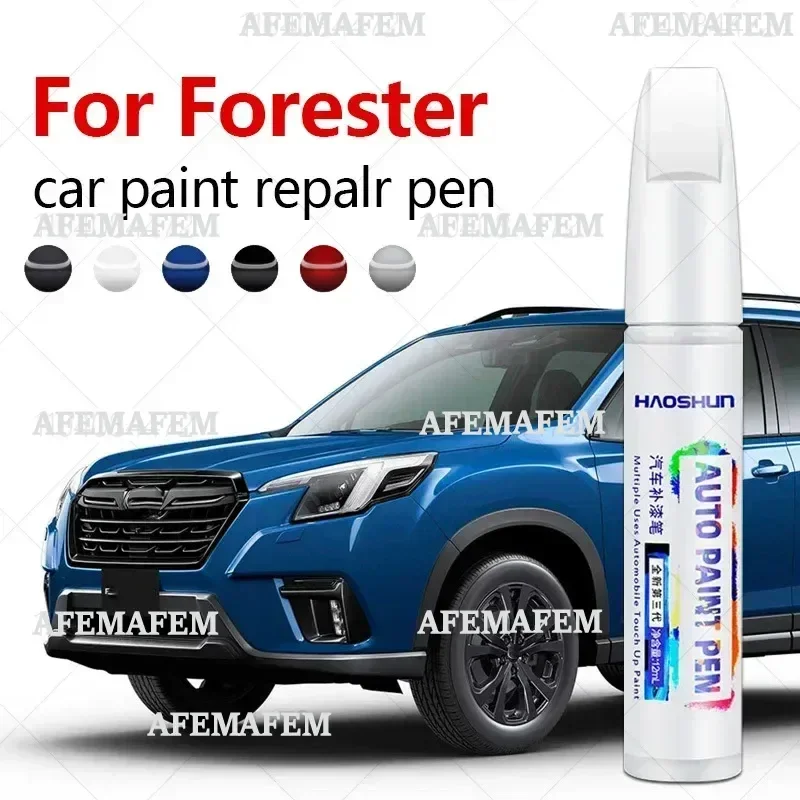 Paint Repair Pen Touch Up Scratch Remover DIY Auto Accessories Black White Red Blue For Subaru Forester 1997-2025 SG SH SJ SK