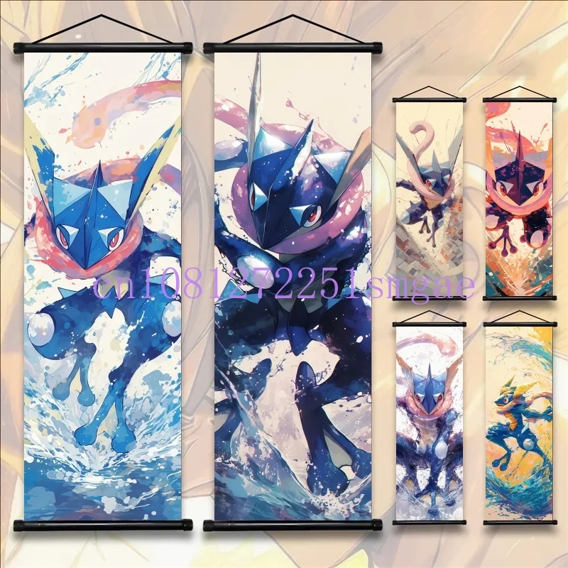 

Classic Anime Pokemon Greninja Premium Cool Art Poster Reel Drawing Suitable for Living Room Decoration Children's Gift