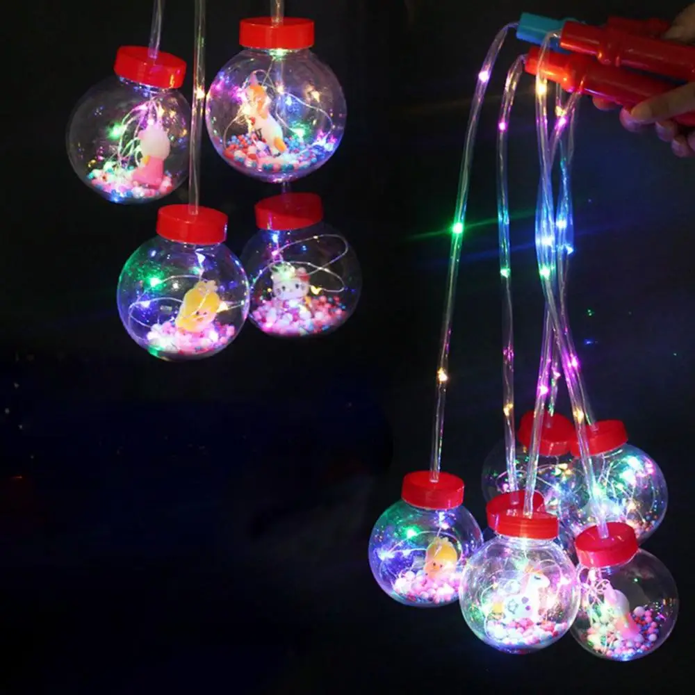 Cheap Handhold Lantern Glow Toys Flashing LED Bobo Balloons Kids Toys Party Favors Wedding Decor