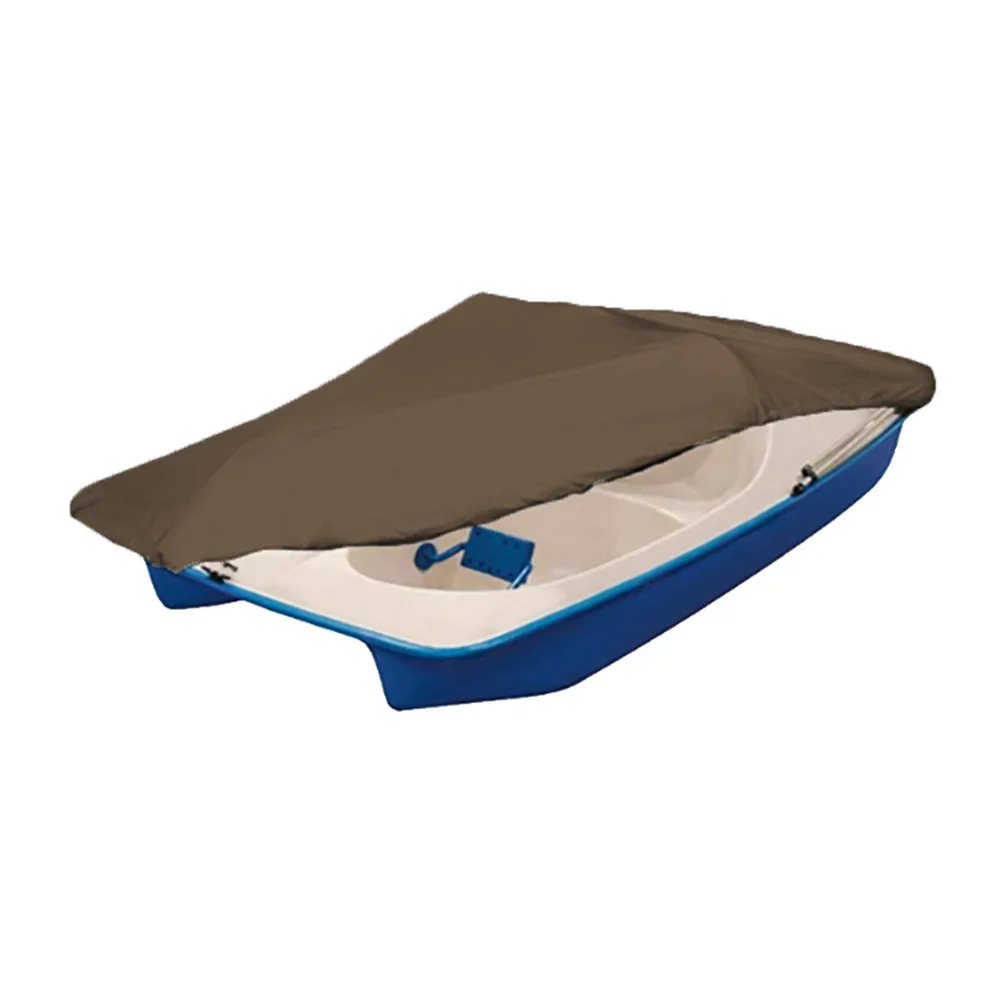 Outdoor Marine Boat Cover Waterproof Oxford Dustproof Sunscreen Protector For Pedal Fishing Boats Storage Shelter Black
