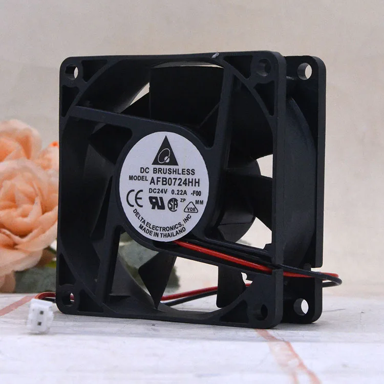 24 v 0.22 A AFB0724HH 7025 inverter air volume 7 cm cm bearing fan