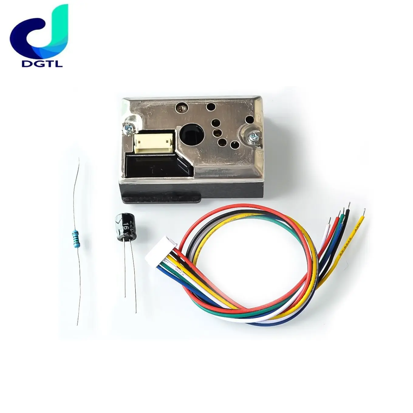 

GP2Y1014AU0F Compact Optical Dust Sensor Smoke Particle Sensor With Cable Instead of GP2Y1010AU0F