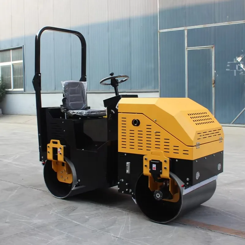 Small Road Roller Machine Mini Hydraulic Compactor For Asphalt And Soil Construction Projects