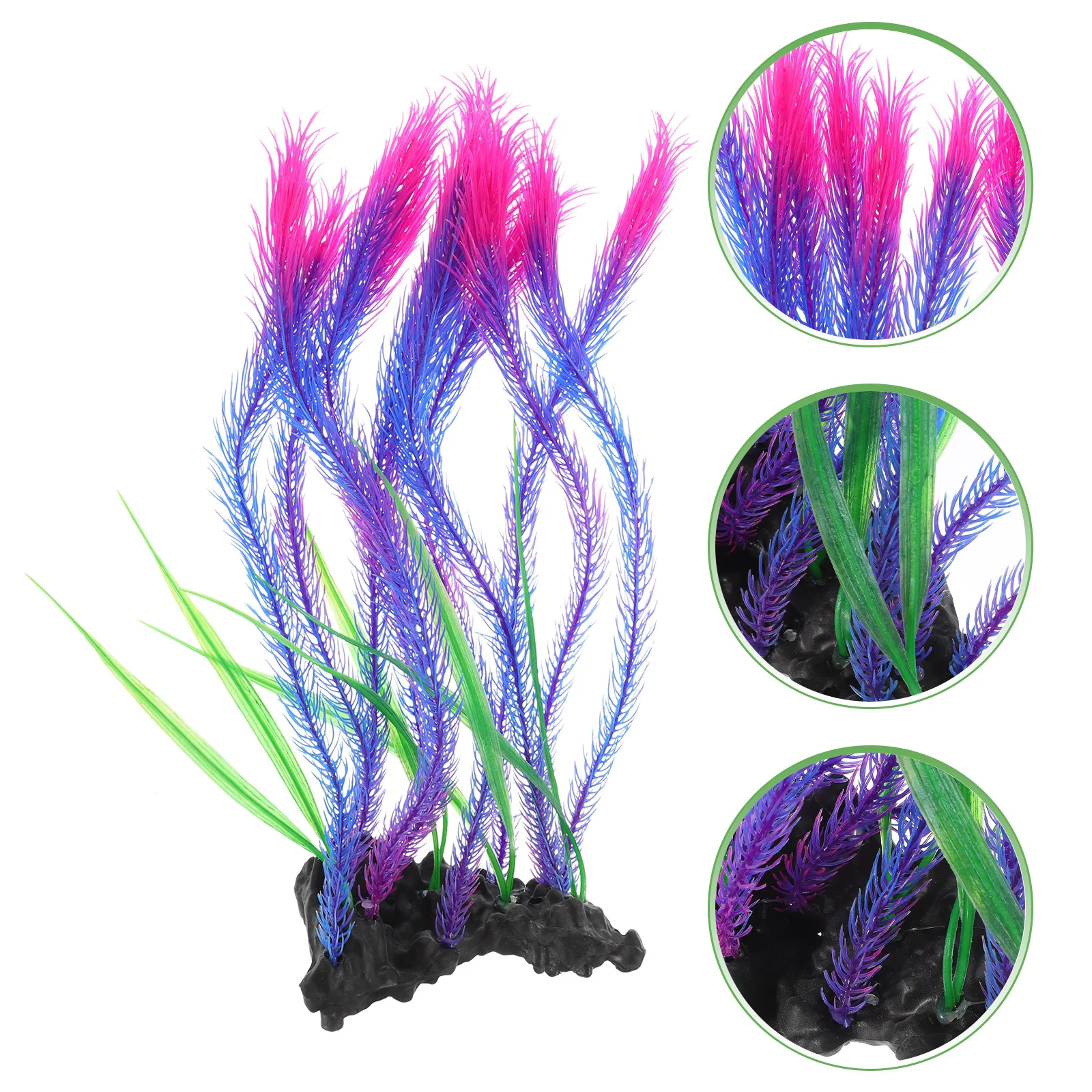 

Simulated Foxtail Algae Water Grass Decorations Fish Aquarium Plastic Aquatic Plants