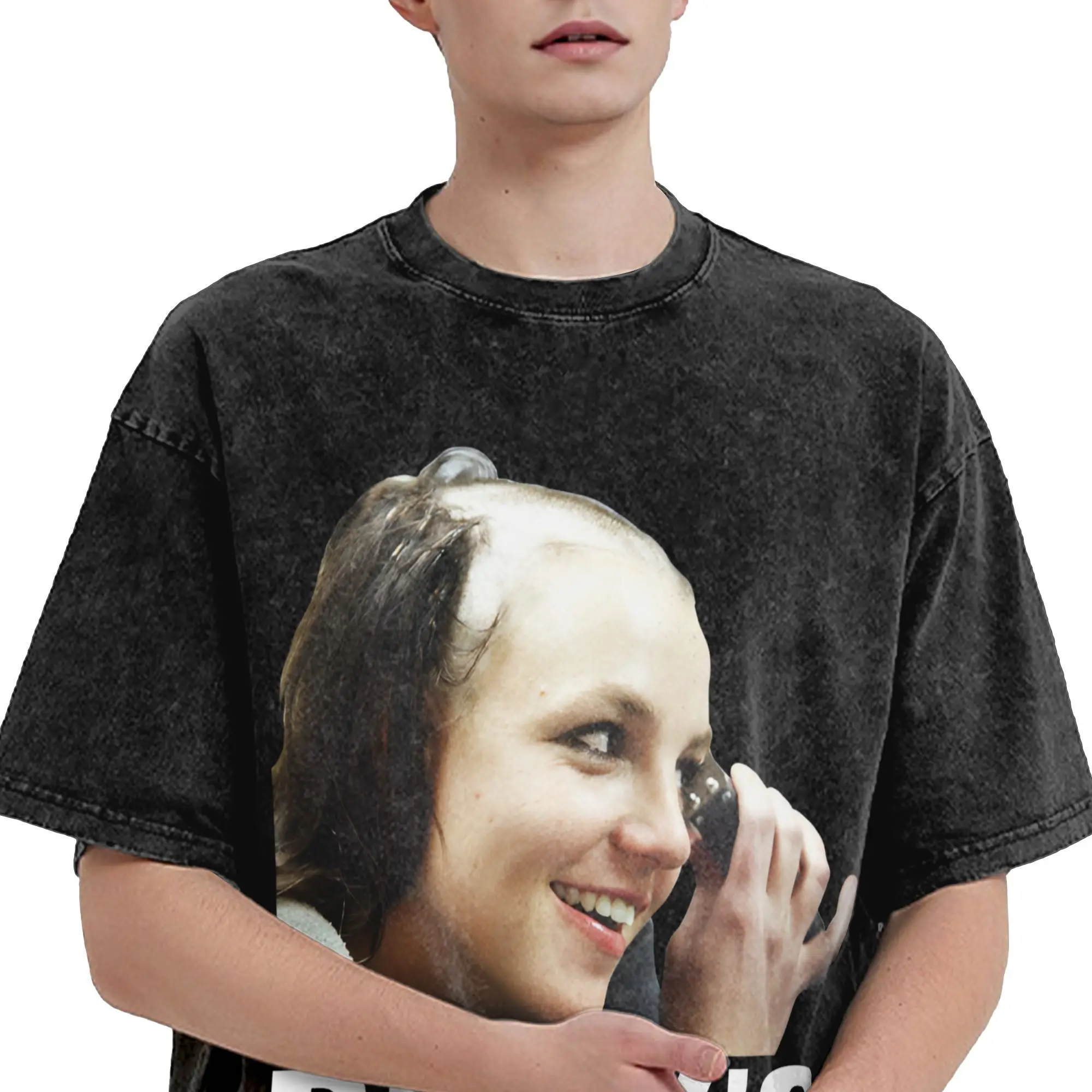 بريتني سبيرز الأشرار لا ميت تي شيرت Harajuku تي شيرت قصير الأكمام Y2K ريترو التي شيرت الشاطئ عادية س الرقبة حجم كبير الملابس