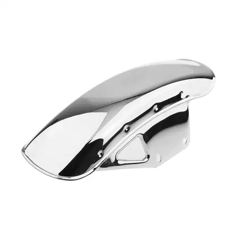 330*160*110mm Stainless Steel Front Mudguard Mud Guards for Suzuki GN125 GN250 Motorcycle Motorbike Silver