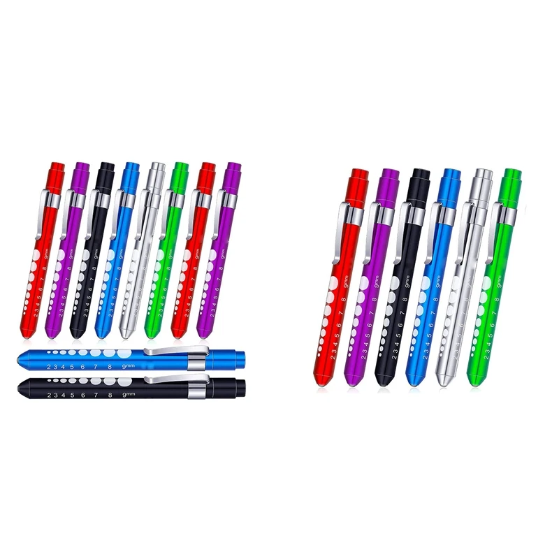 

Pen Light Nurse LED Reusable LED Penlight With Pupil Gauge For Nurse Students Doctors Daily Use