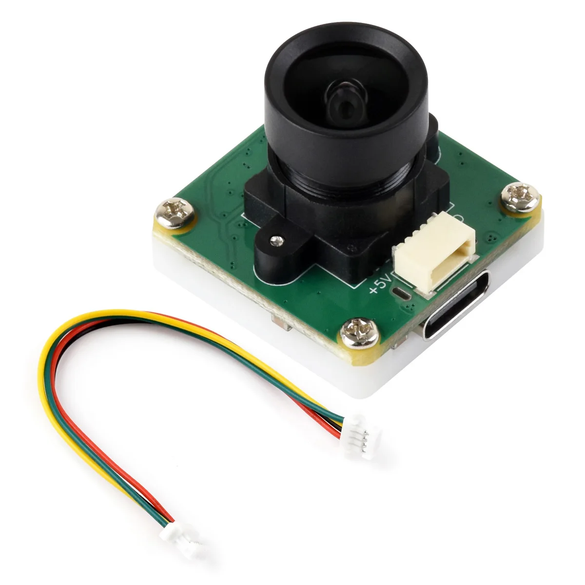 USB-камера Waveshare OV4689 4MP (A) 92 ° FOV поддерживает порт Type-C и разъем SH1.0 4PIN без искажений Plug and Play