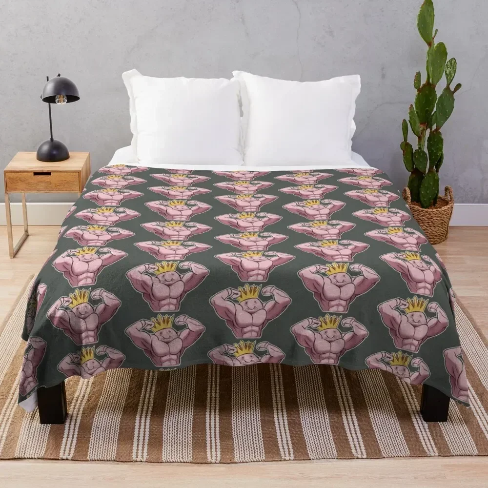 

Blobfish King Throw Blanket Ultra Soft Flannel Fleece Blanket for All Seasons