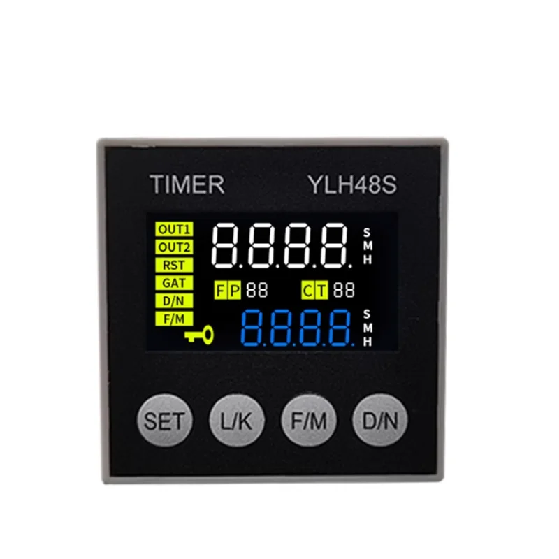 Digital Display Time Relay Switch Controller Delay Module with Adjustable Delay Timing Cycle LCD Screen 220V/24V