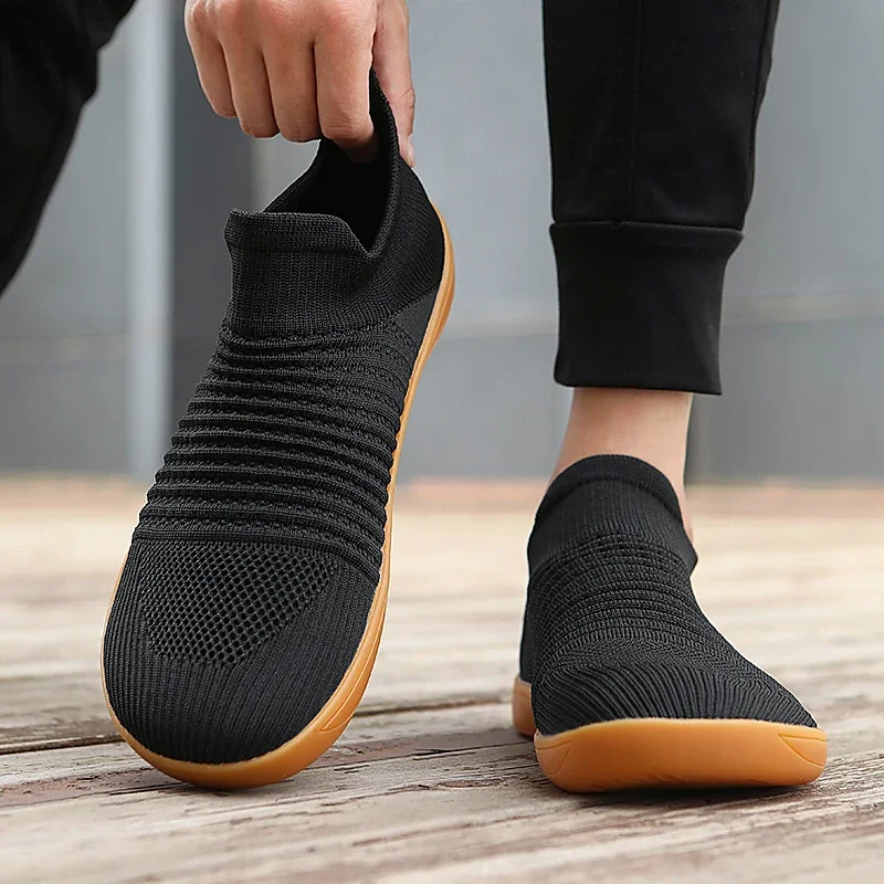 Men Shoes slip on summer Mesh Sneakers Husband Slip-On Casual Shoe breathable Soft Soed Walking Shoes Mommy Shoes Mens Sneakers