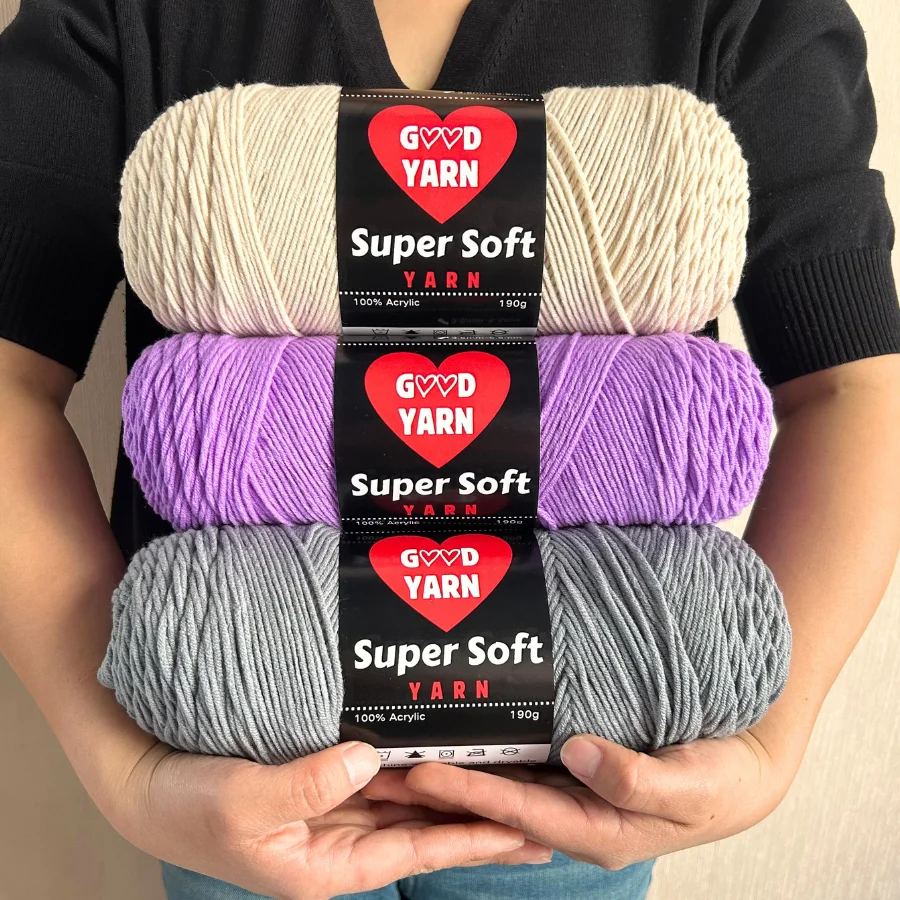 400g/2 Balls Swallow Velvet Yarn Soft Thick Crochet Knitting Yarn for Winter Hats Scarves Blankets Crafts