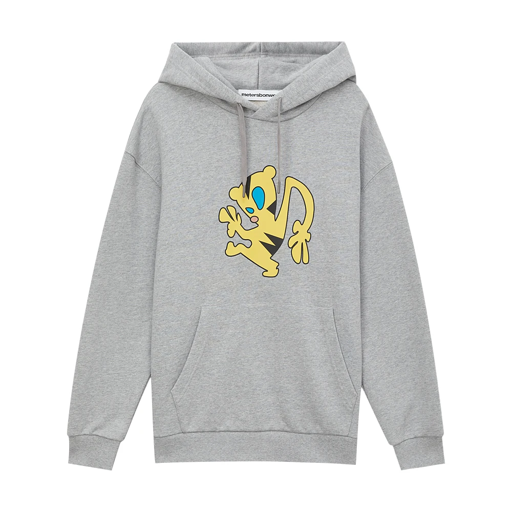 Metersbonwe-Men's And Women's Cartoon Printed Hoodie New Trend Couples Wear Comfortable Tops Casual Youth Spring