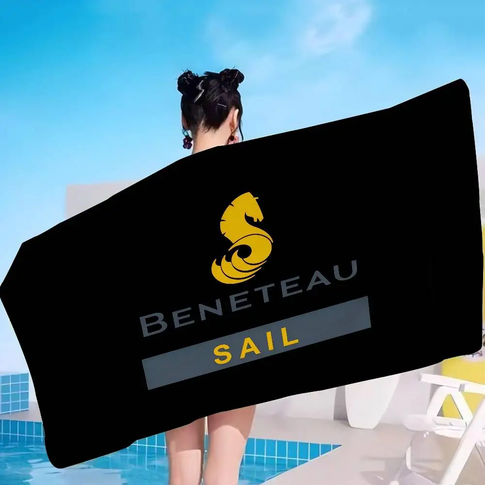 B-BENETEAU مناشف الشاطئ الكبيرة المصنوعة من الألياف الدقيقة، منشفة سريعة الجفاف، مناشف الشاطئ الرملي، منشفة حمام السباحة للسفر، حمام السباحة، اليوغا