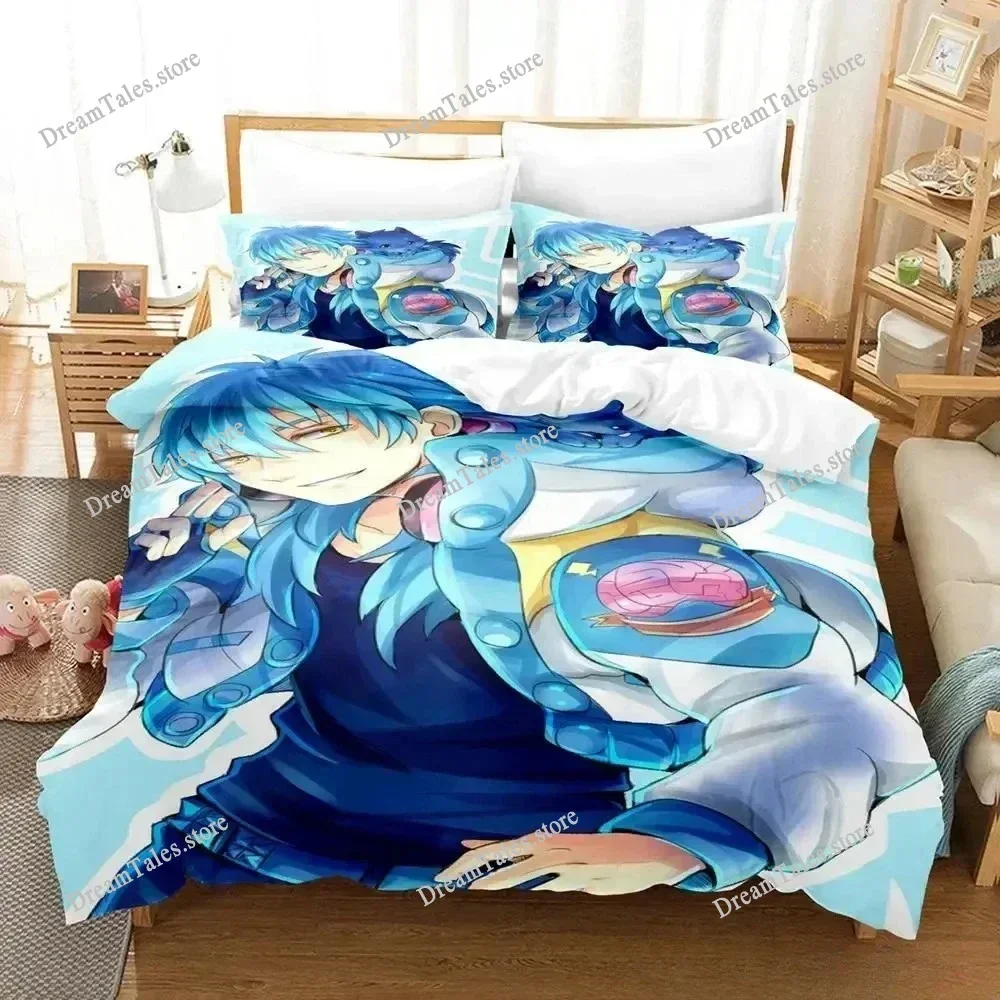 Home Living Luxury DRAMAtical Murder Bedding Set Cartoon Anime Set Adult Kid Bedroom Duvet Cover Sets 3D Print Anime Luxury Gift