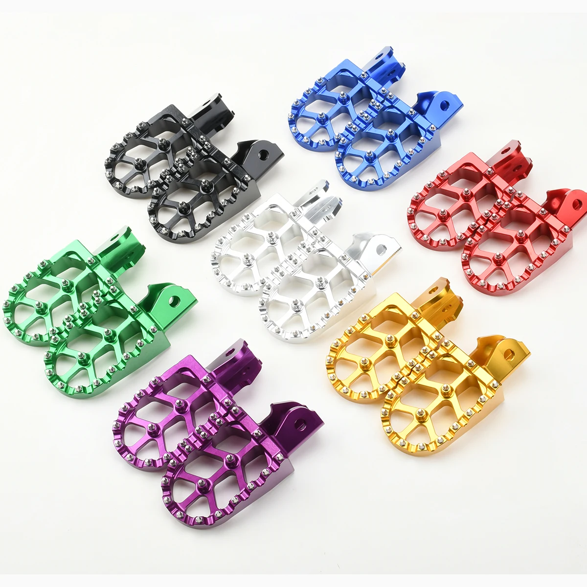 Reposapiés de Aluminio para Motocicletas Sur-Ron Light Bee X S, para Segway X160, Segway X260, Reposapiés para Bicicleta Eléctrica, Pedales, Soporte para Reposapiés