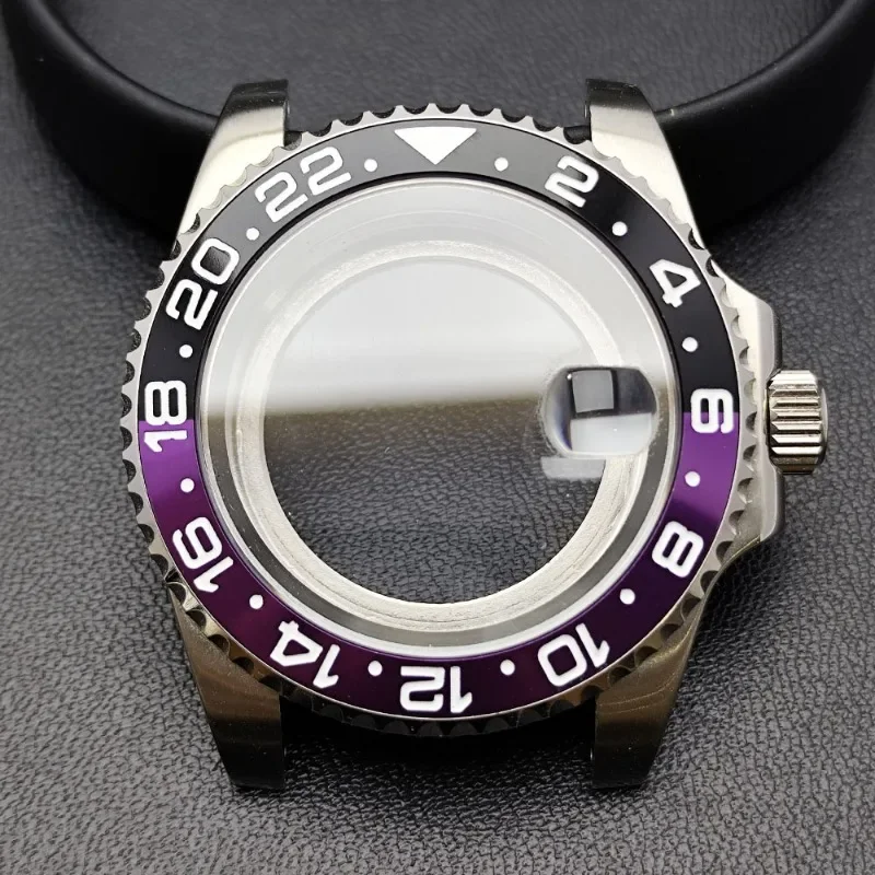 

40.5MM NH35 Men's Watch Case Sapphire Glass Suitable for Japan NH35/36 Movement Transparent Bottom Cover Watch Accessories NEW