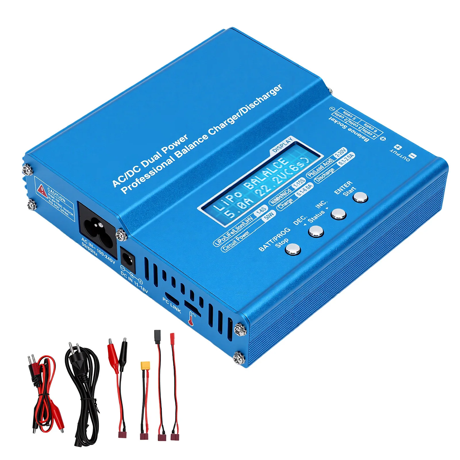 RC Balance   Battery  Balance  Discharger with LCD Display for 1-6S  LiHV LiFe 1-15S NiMH Batteries