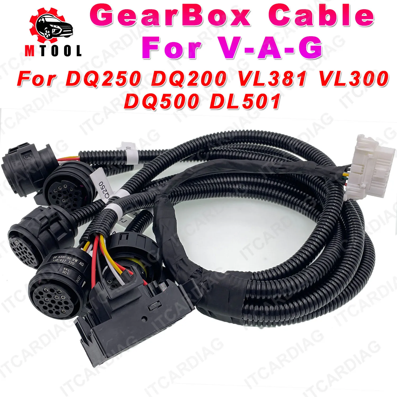 Gear Box GearBox Adapter Cable For V-AG OBD2 Converter Cable For DQ250 DQ200 VL381 VL300 DQ500 DL501 Car Spare Parts Accessories