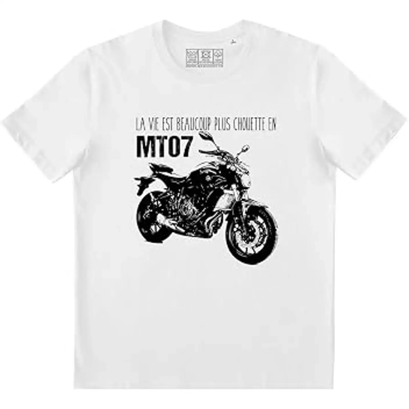 Image of MT07 Men's T Shirt with La Vie est beaucoup Plus Chouette 100 Cotton vintage Washed Stylish Comfortable Soft graphic