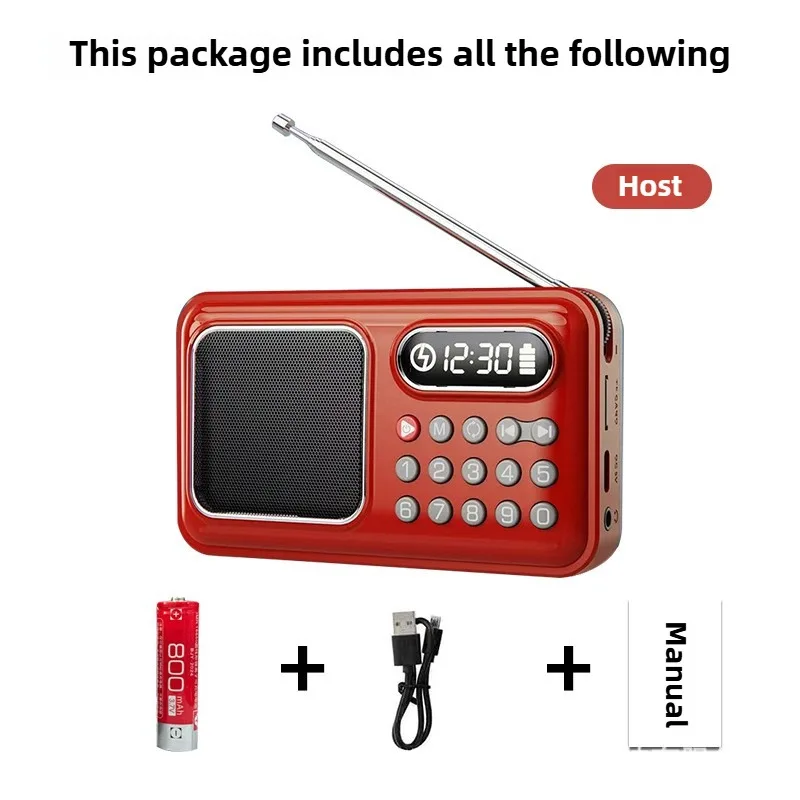 Multifunktionaler FM-Kartenradio Tragbarer MP3-Player Am Fm Dab Notfall Bluetooth Mini Comunicador Empfänger Radios Heimgerät