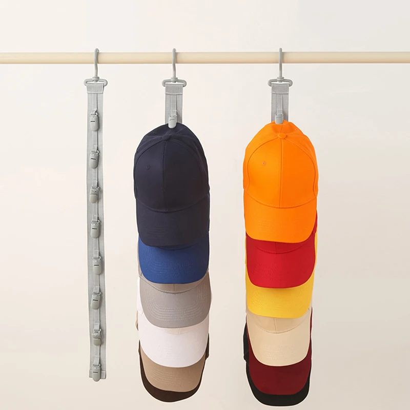 Cap Clip Hat Storage Clip Hat Storage Display Rack Baseball Cap Hanger Suitable For Closet Doors And Bedrooms