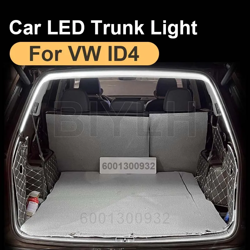 

Индивидуальный светодиодный светильник багажника для VW ID4 X CROZZ, автомобильный атмосферный светильник, хвостовой ящик, освещение, детали для модификации автомобиля, украшение интерьера