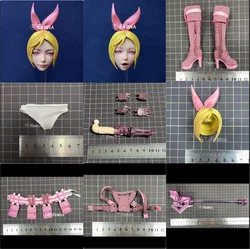 I8Toys I8-MA-CZ001 I8-MA-CZ002 1/6 Soldier Candy Head Carving Long Boots Straps Belt Skirt Armor Body Model In Stock