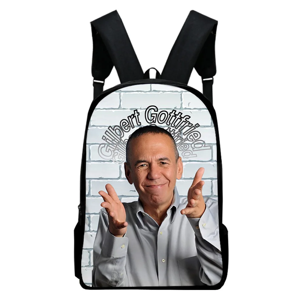 

Hip Hop Popular Gilbert GOttfried Notebook Backpacks pupil School Bags 3D Print Oxford Waterproof Boys/Girls Laptop Backpacks