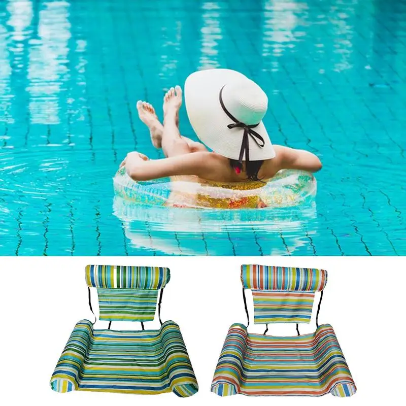 Pool Float Chairs For Adults Foldable Pool Floats Inflatable Pool Float Chairs Adult Pool Floats For Swimming Pool Backyard