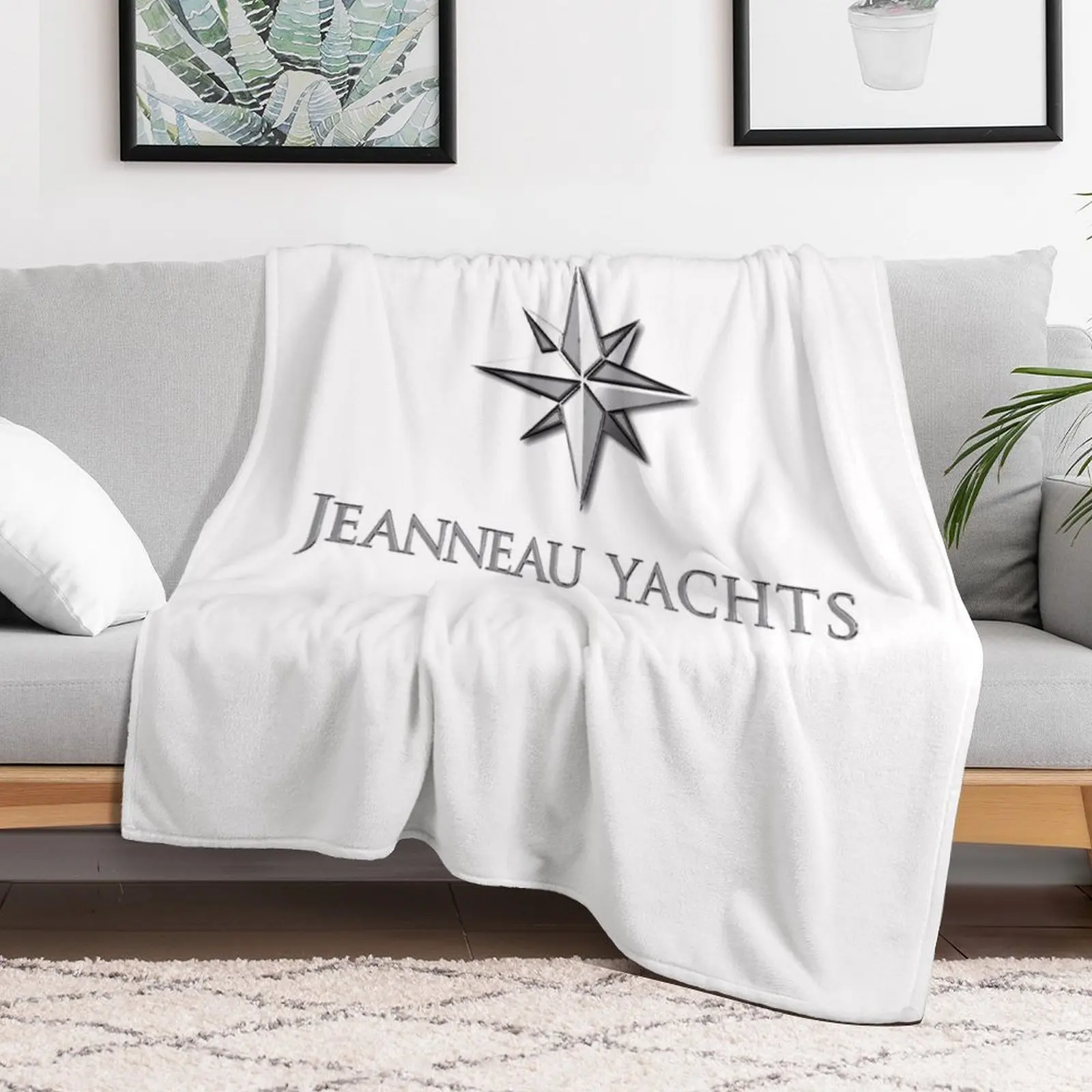 Jeanneau sailing Yacht , Jeanneau Yachts Throw Blanket Decorative Sofas Single Luxury St warm for winter Blankets