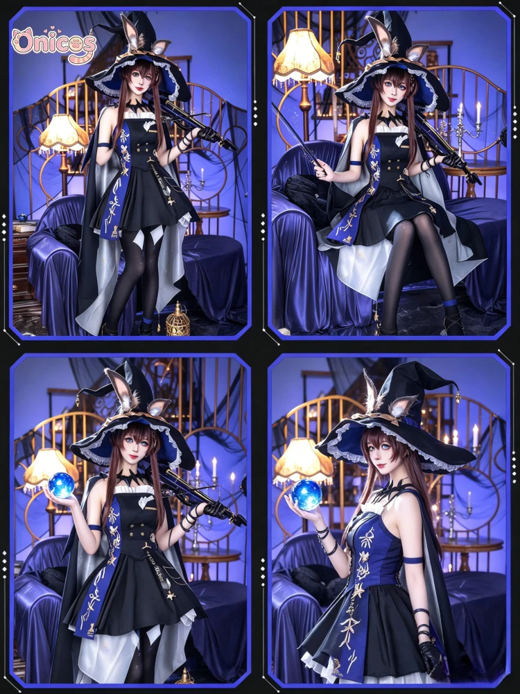 

Костюм для косплея Амии из Arknights, игровой костюм, аниме-униформа для вечеринок, одежда для ролевых игр на Хэллоуин, фиолетовое платье Onicos