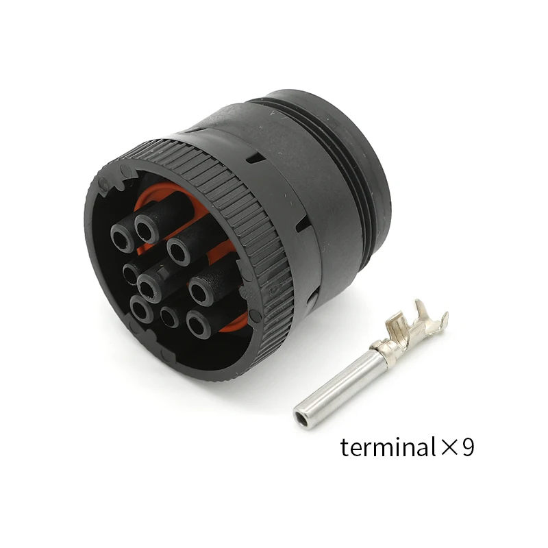 

HD16-9-1939S Dechi type connector diagnostic interface waterproof connector 9-hole female head electrical connectors