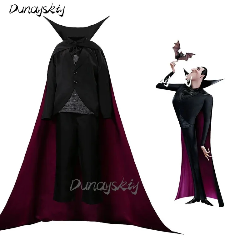 DY20Hotel ترانسيلفانيا تأثيري حلي مجموعة دراكولا مافيس الزفاف جوني شعر مستعار فستان الهالوين حفلة عيد الميلاد مخصصة الكبار #4