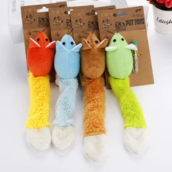 Cat Catnip Toy Mouse Kits Refills Available Cats Cleaning Teeth Molar Toothpaste Mice with Long Tail Fun Plush Toy for Kitten