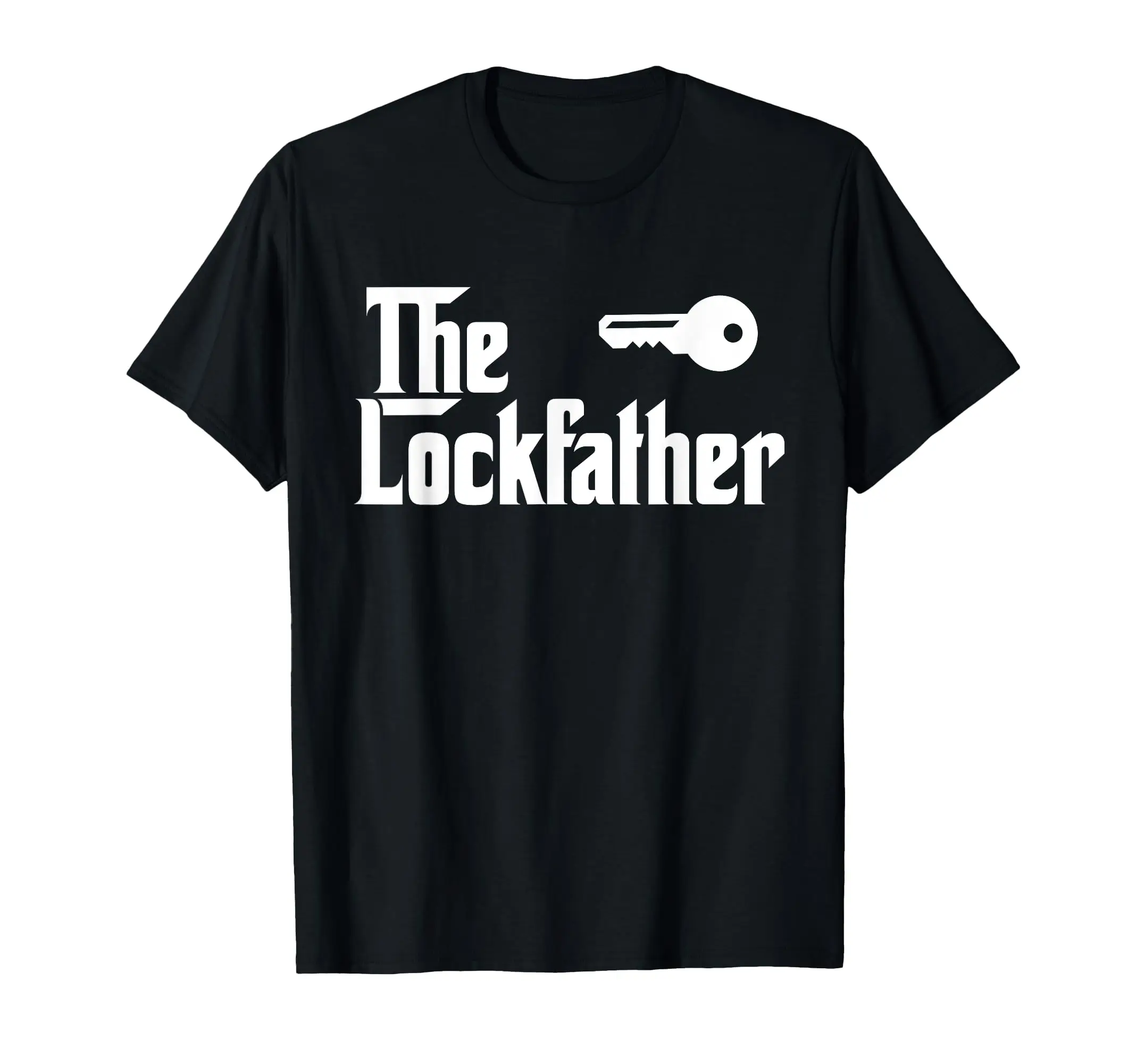 The Lock Father Funny Locksmith Locksmithing T Shirt Gift T-Shirt Classic Logo T Shirt and Stickers, Unisex Adult T Shirt