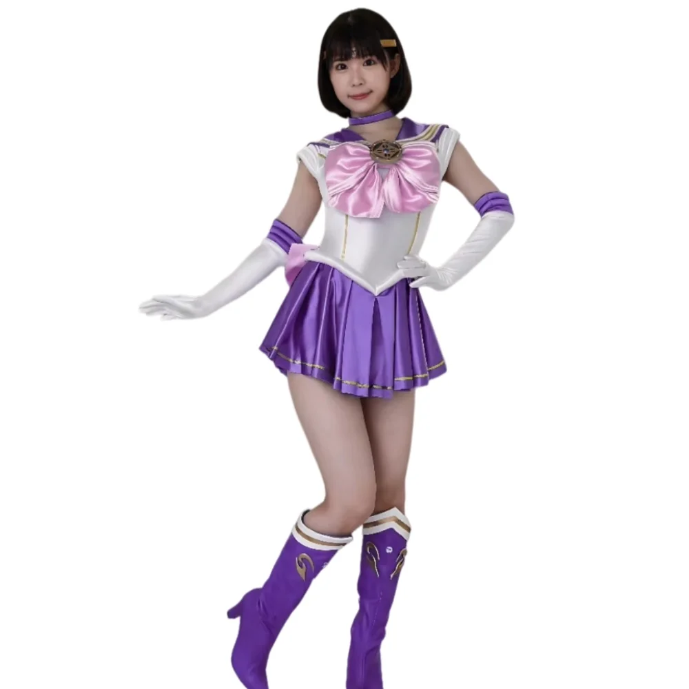 AGCOS Custom Size Sailorr Moonon Mizuno Ami Cosplay Shoes Female Anime Cosplay Boots Shoes