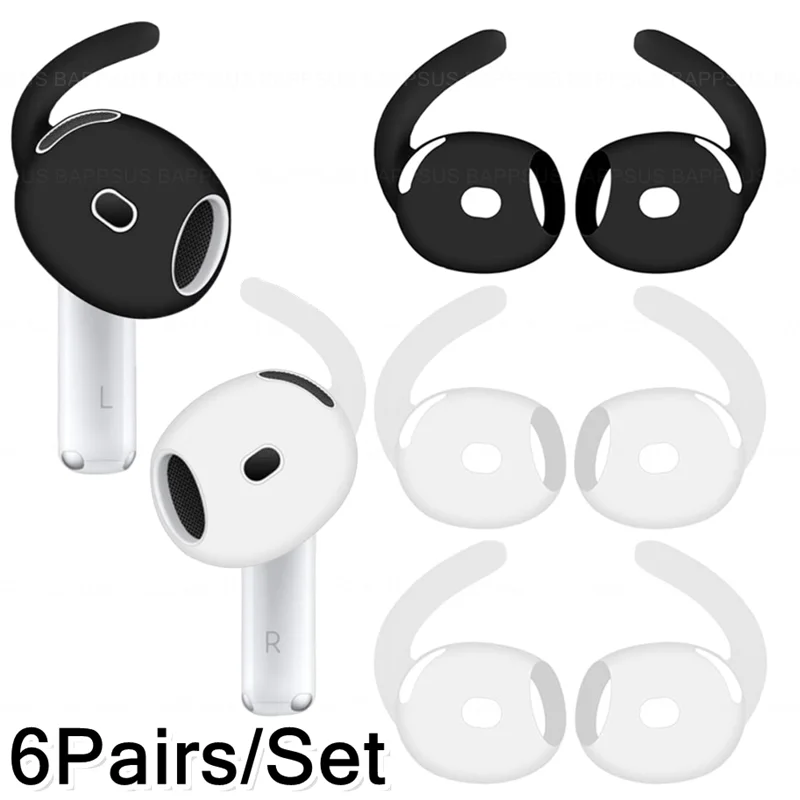 For Airpods 4 Replacement Eartips Hook Cover Anti Lost Ear Caps For Apple AirPods4 Soft Silicone Soft In-Ear Anti-slip Earhooks