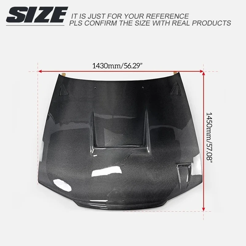 

SAAR Suitable for Nissan Skyline R32 Carbon Fiber Modification Parts GTR Front Hood Vent Engine Cover