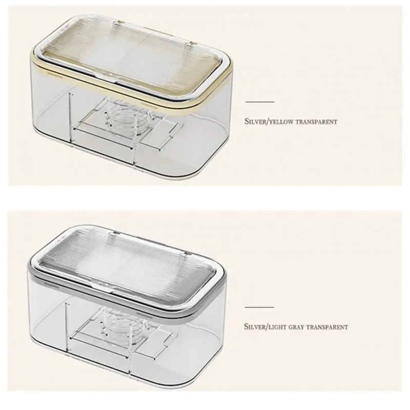 Wall-Mounted Wet Wipes Holder Wall Mounted Wet Wipes Dispenser Box With Capacity Easy Open Spring Plate Multifunctional image 5